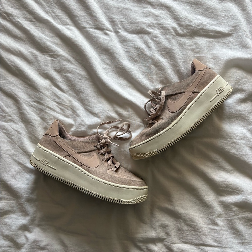 Nike Women's Pink Platform Sneakers